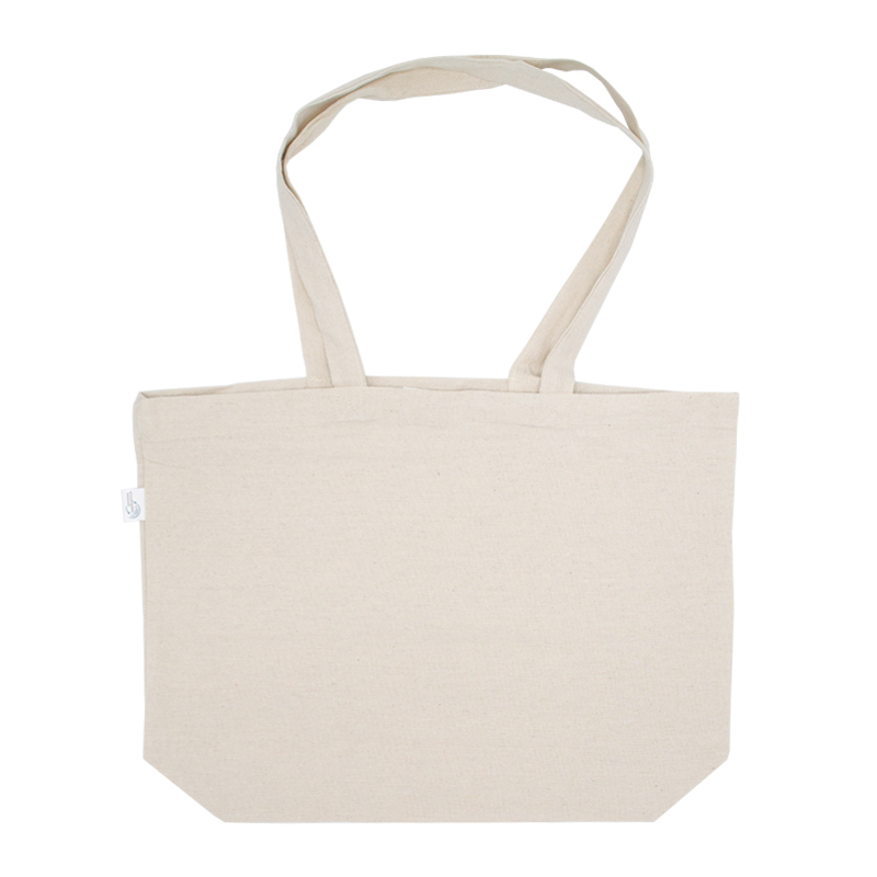 Ecru recycled shopper | 250 gsm - Image 3
