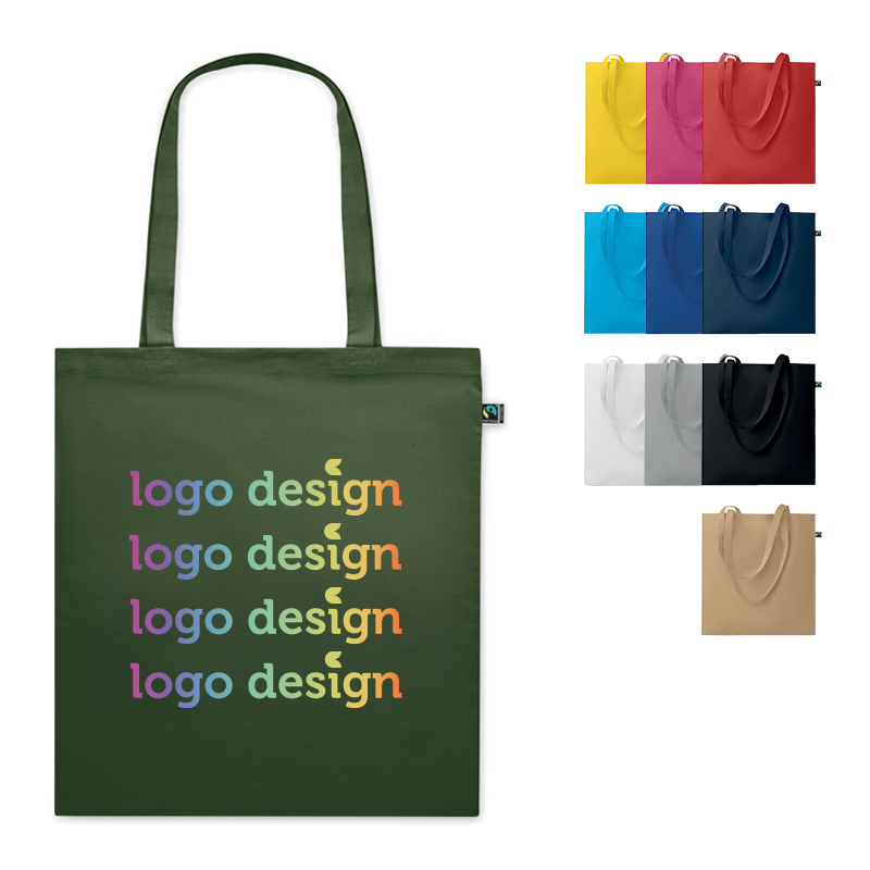 Fairtrade coloured tote bag