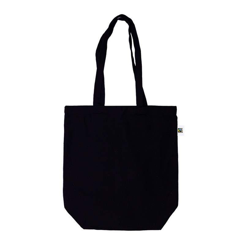 Fairtrade shopper canvas black - Image 4