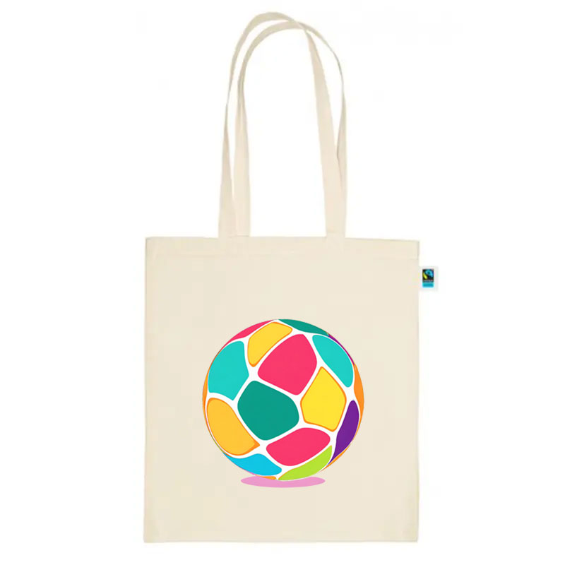 Fairtrade cotton bag | Full colour