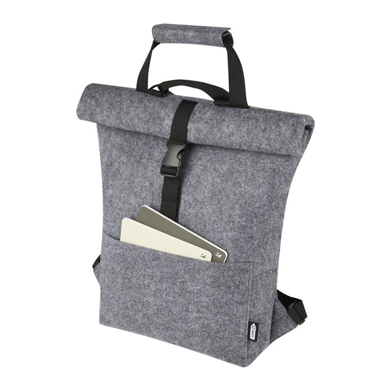 Bike bag recycled felt - Image 4