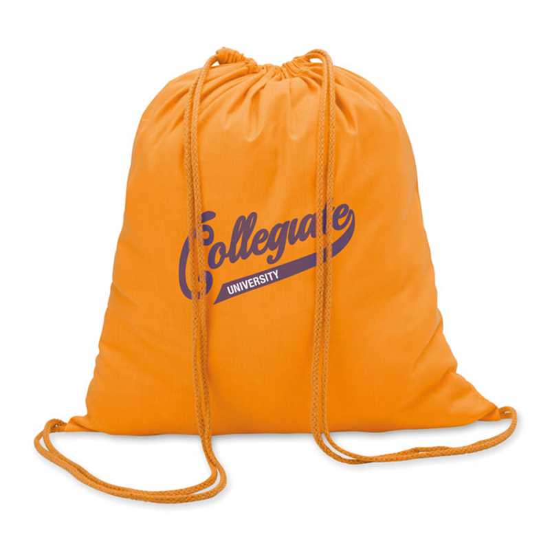 Coloured cotton backpack