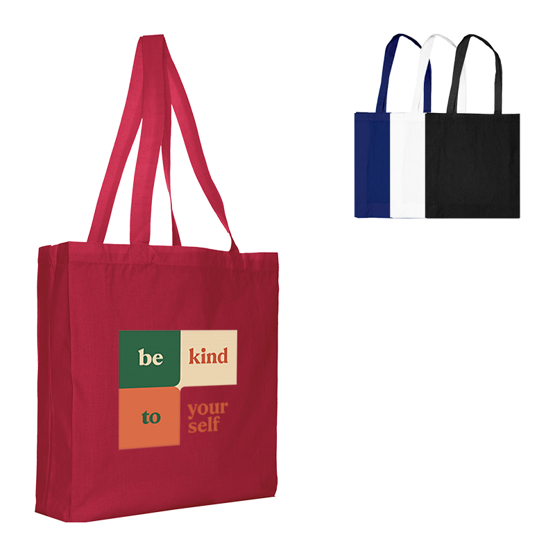 Coloured cotton shopper