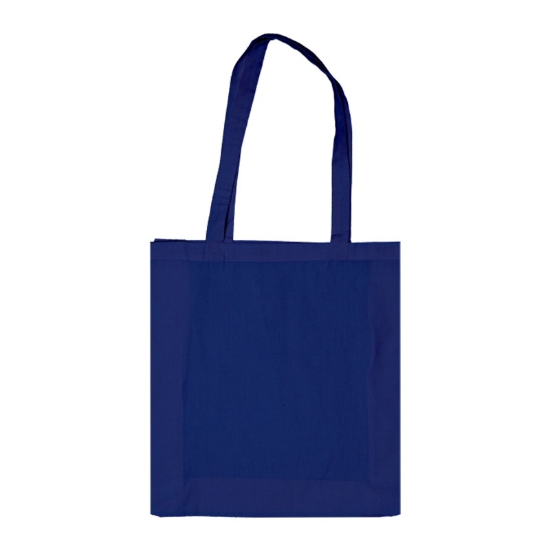 Coloured cotton shopper - Image 2