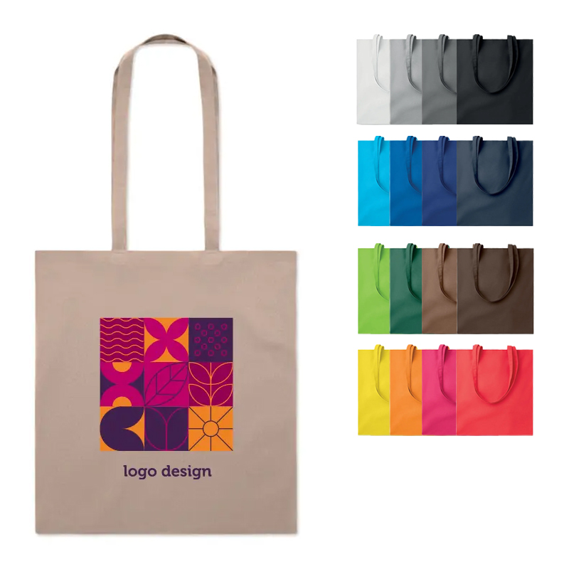 Coloured cotton bag
