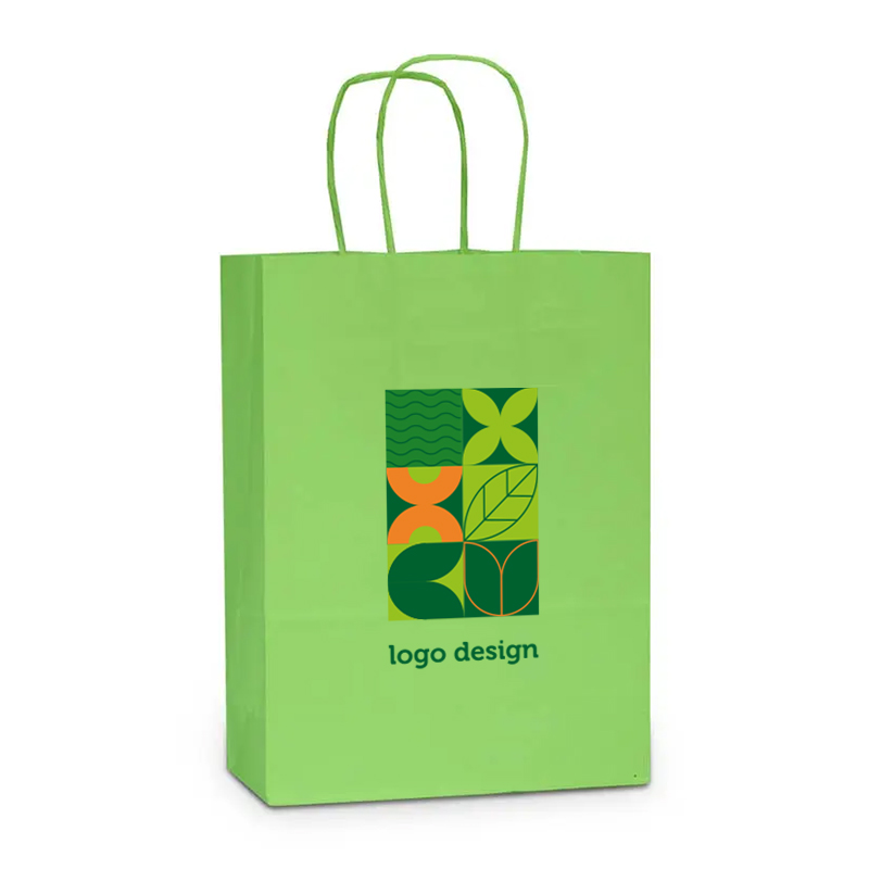 Coloured paper bag L | 100 gsm