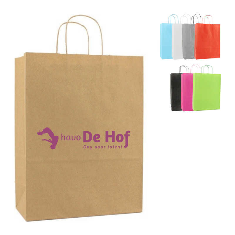 Coloured paper bag M | 100 gsm - Image 2