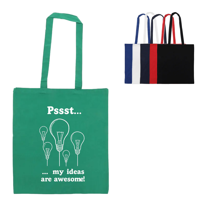 Recycled cotton tote bag