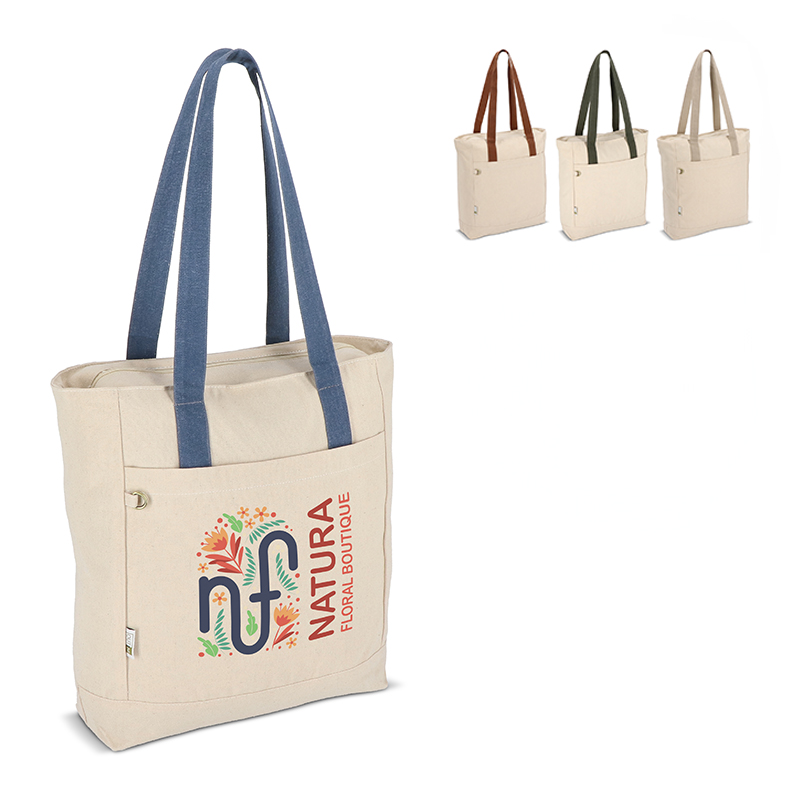 Canvas Tote Bag with Inner Pocket