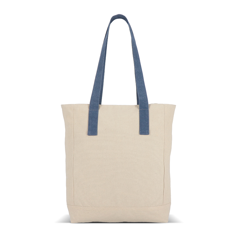 Canvas tote bag with inner pocket - Image 2