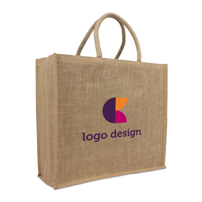 Natural jute bag XL