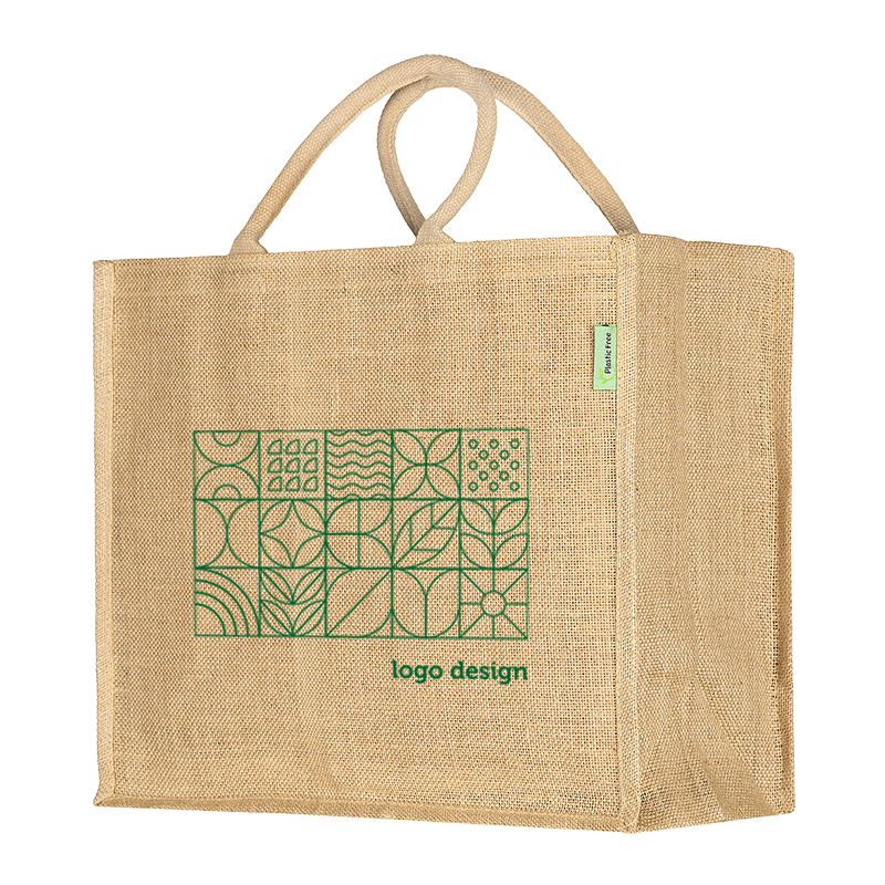 Jute bag plastic free