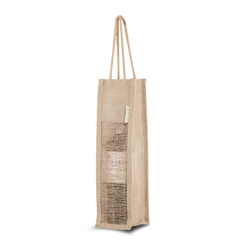 Jute wine bag (1 bottle) - Image 2