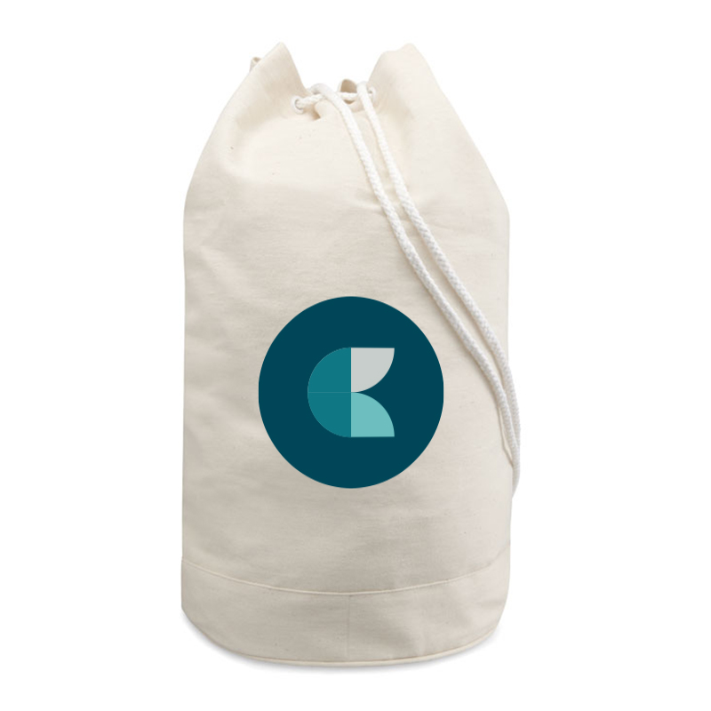Cotton duffle bag