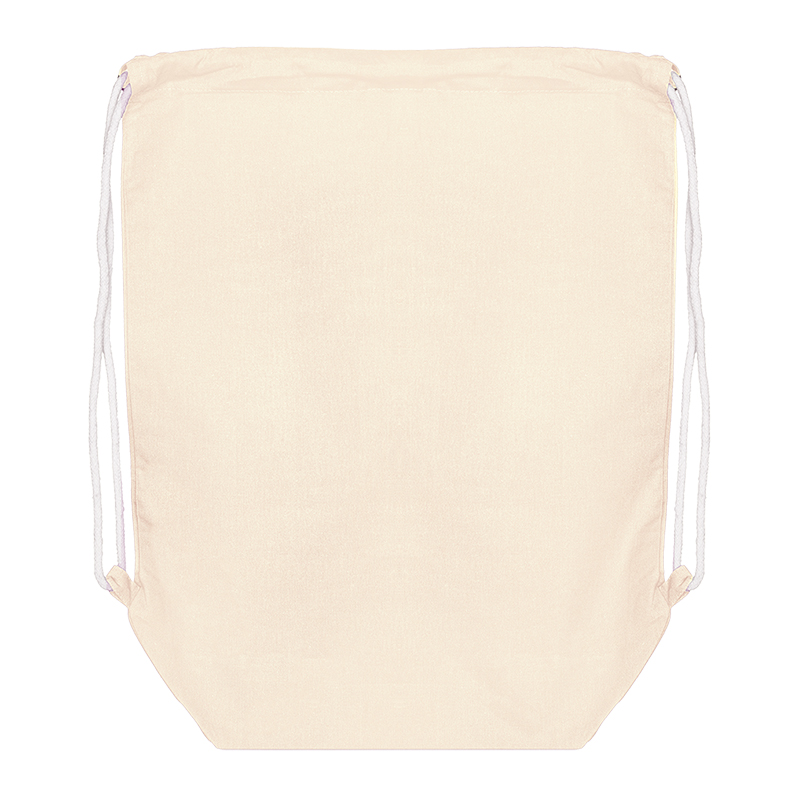 Cotton backpack ecru | 155 gsm - Image 3