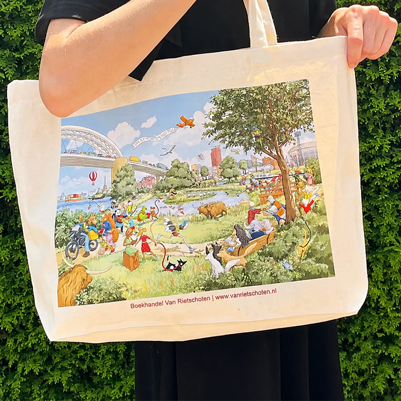 Wide canvas shopper - Image 4