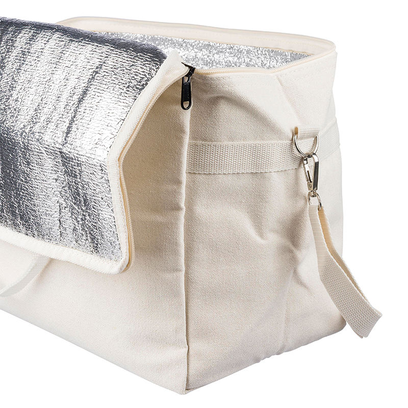 Cooler bag recycled polycotton - Image 2