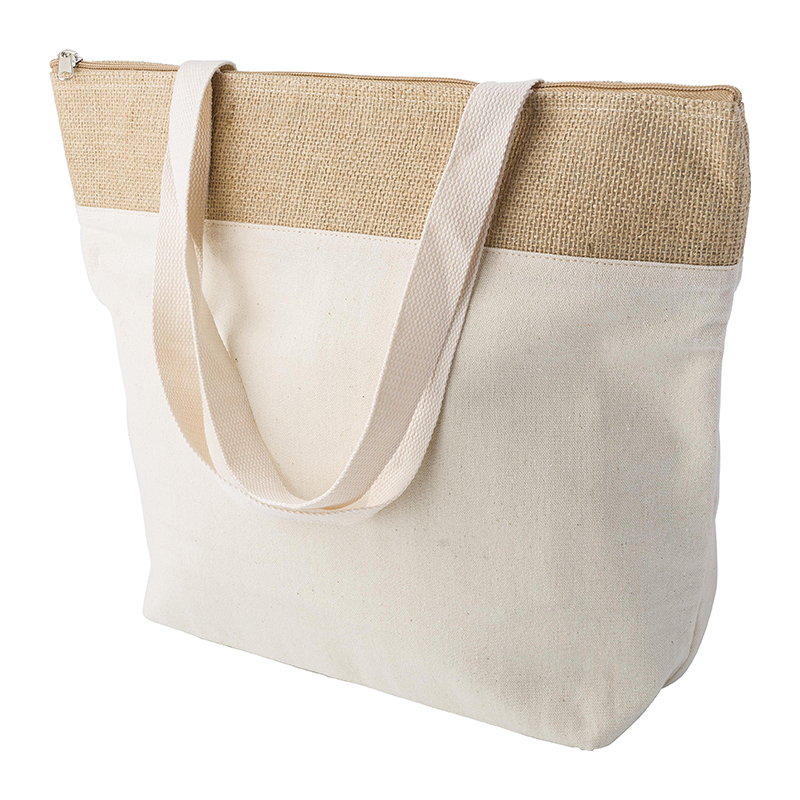 Cooler bag cotton and jute - Image 2