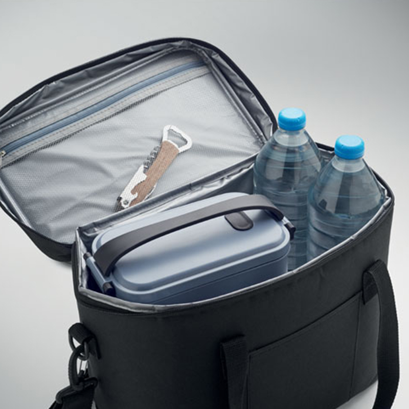 Black cooler bag RPET - Image 7