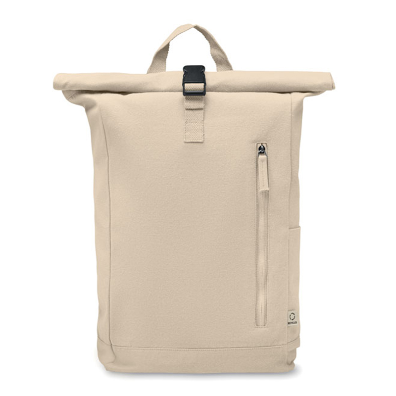 Rolltop backpack recycled cotton - Image 5