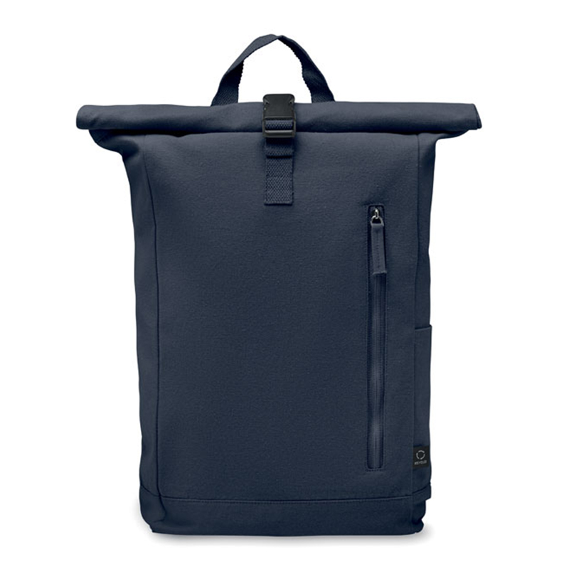 Rolltop backpack recycled cotton - Image 7