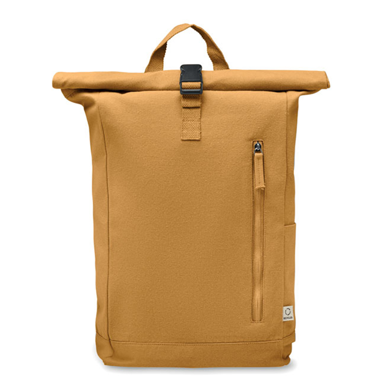 Rolltop backpack recycled cotton - Image 8