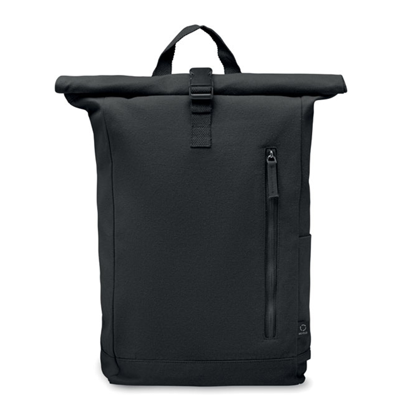 Rolltop backpack recycled cotton - Image 9