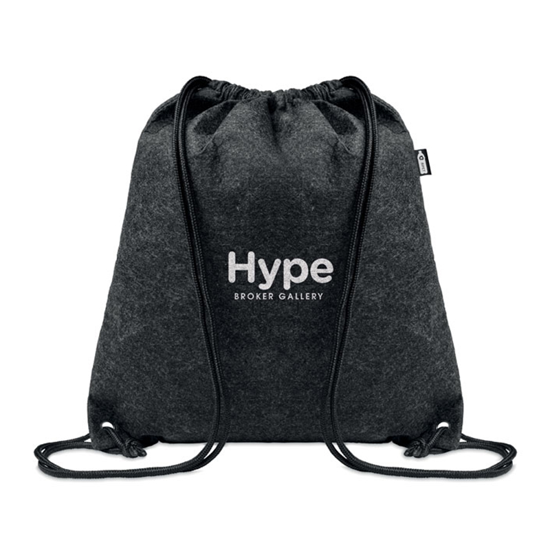 RPET felt drawstring bag