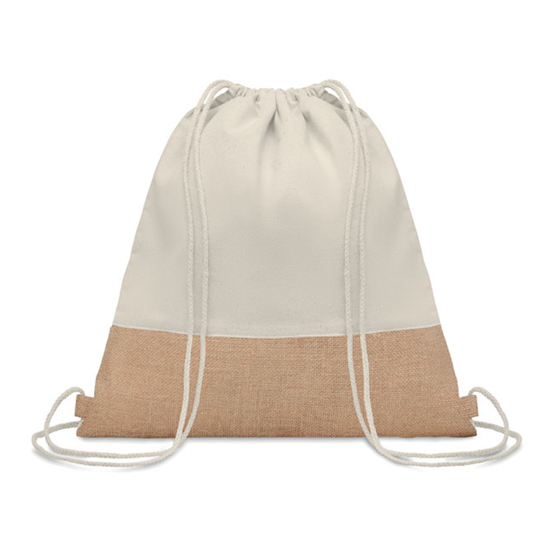 Cotton backpack with jute - Image 4
