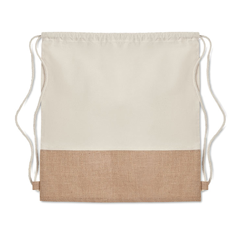 Cotton backpack with jute - Image 2