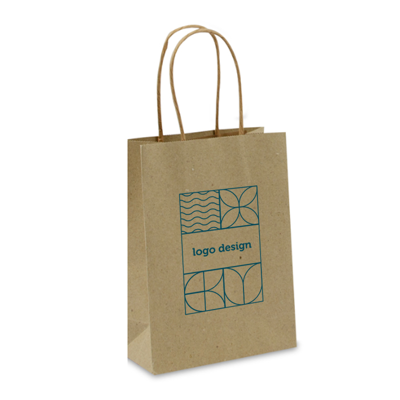 Grass paper bag small