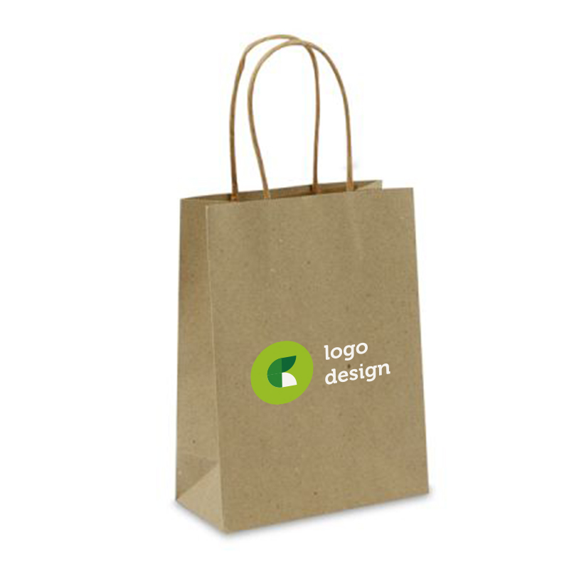Grass paper bag small