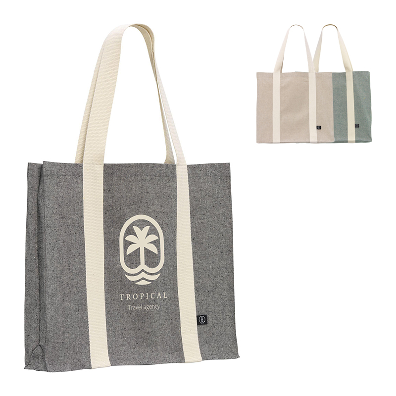 Recycled cotton shopping bag