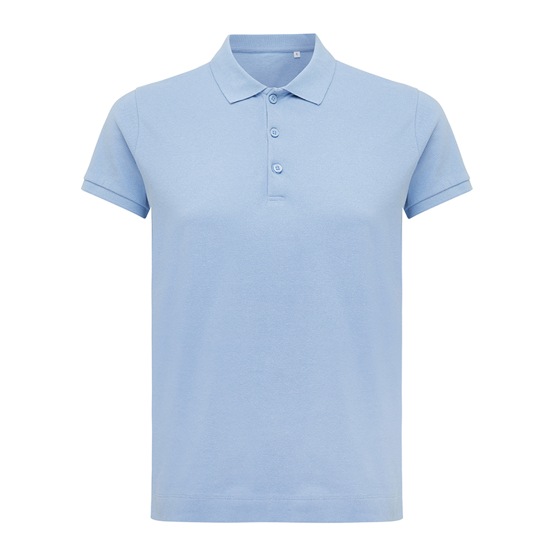 Women's polo shirt recycled cotton - Image 4