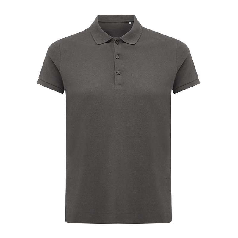 Women's polo shirt recycled cotton - Image 6