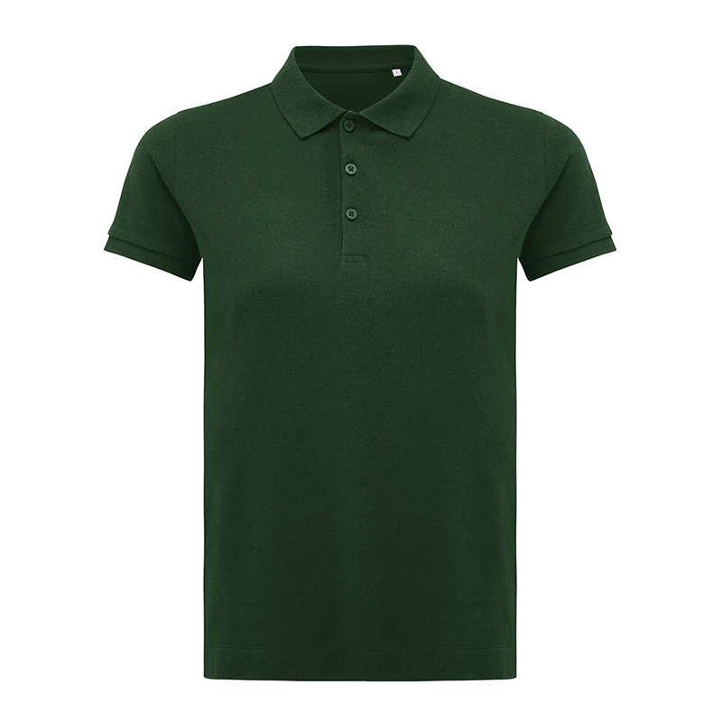 Women's polo shirt recycled cotton - Image 7