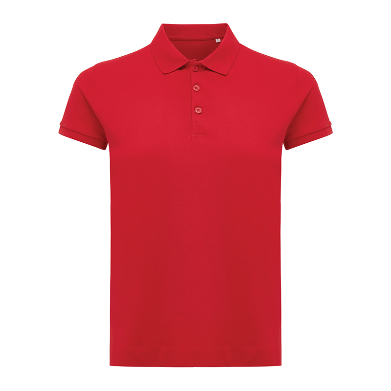 Women's polo shirt recycled cotton - Image 14