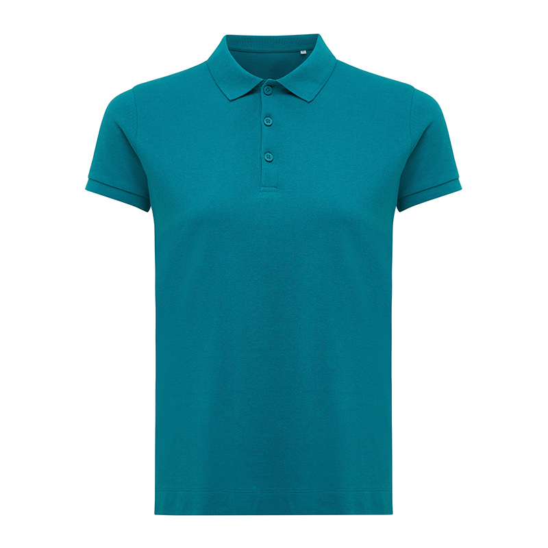 Women's polo shirt recycled cotton - Image 8