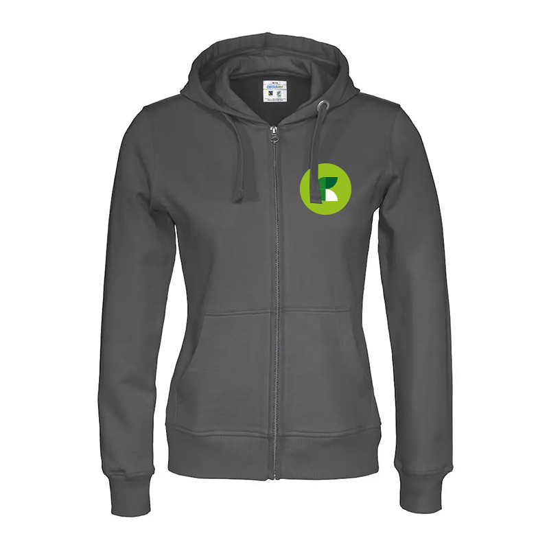 Zipped hoodie ladies