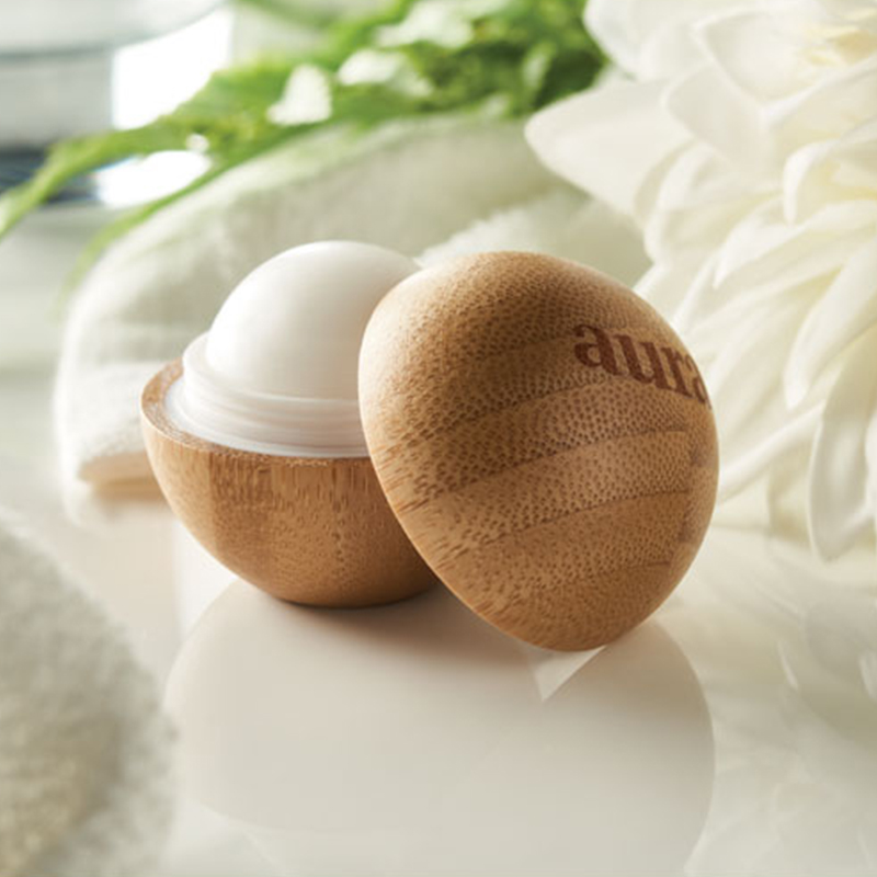 Lip balm in bamboo pot - Image 3
