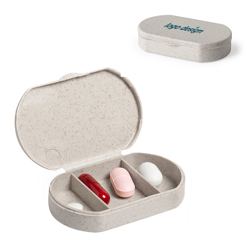 Bamboo pillbox oval