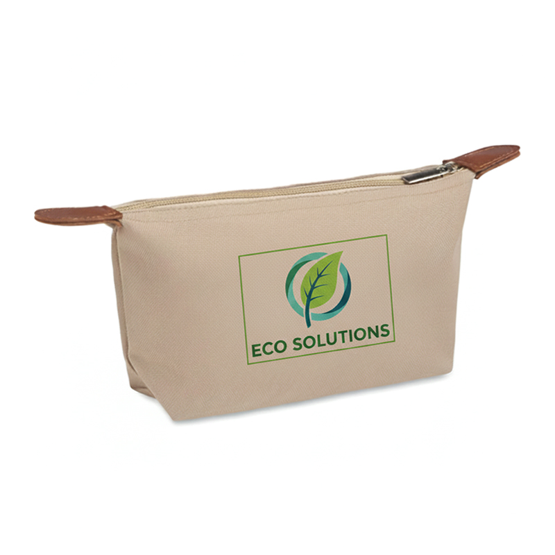 Toiletry bag RPET with zipper closure