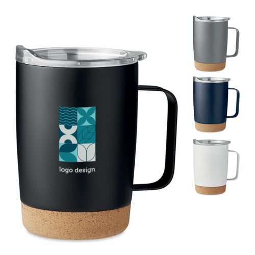 Double-walled travel mug - Image 1