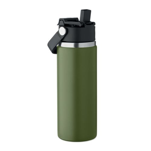 Double-walled bottle with straw - Image 4