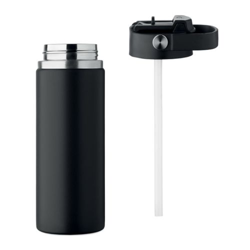 Double-walled bottle with straw - Image 10