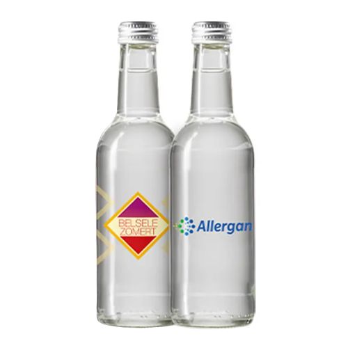 Glass bottle 330 ml with water - Image 1