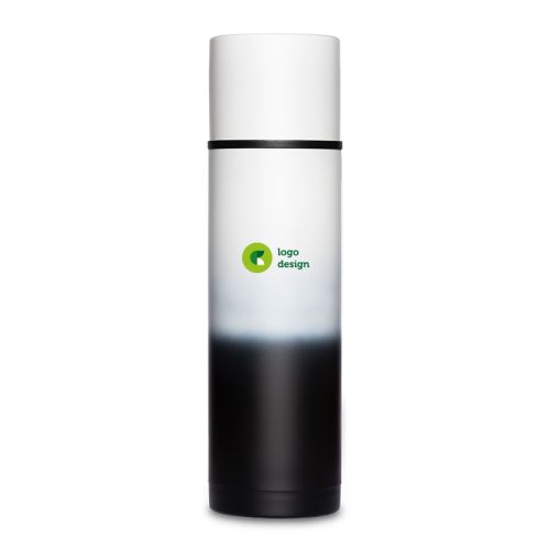 Retulp thermos bottle black-white - Image 1