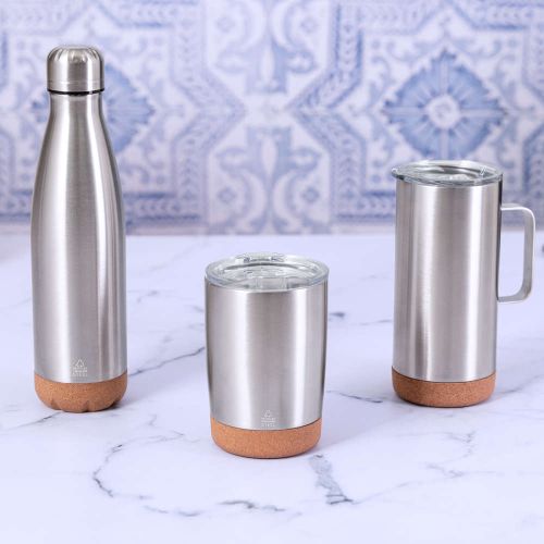 Thermos bottle with cork - Image 3