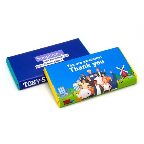Tony's Chocolonely (180 gr.) customised wrapper - Image 1