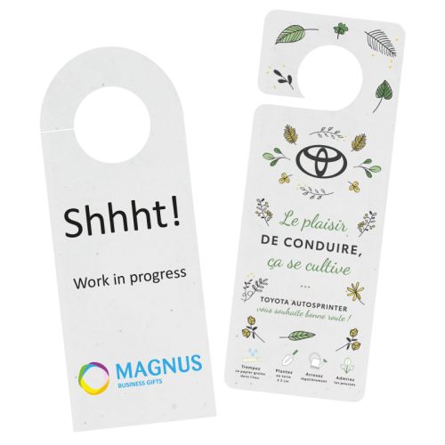 Seed paper door hanger - Image 1